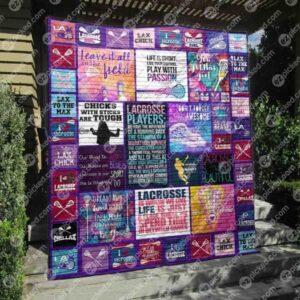Lacrosse Is Beautiful Quilt Blanket Ht10  Quilt